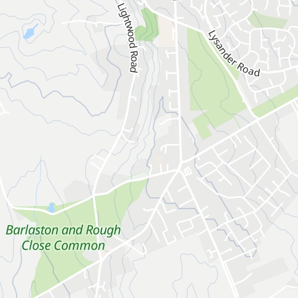Map of Meir Heath