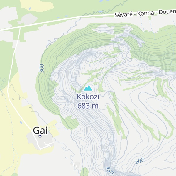 Map of Kokozi
