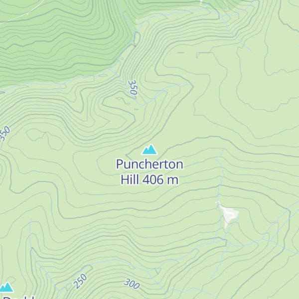 Map of Puncherton Hill