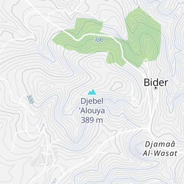 Map of Djebel ’Alouya