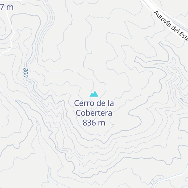 Map of Cerro de la Cobertera