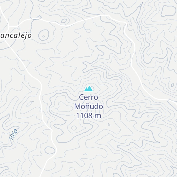 Map of Cerro Moñudo