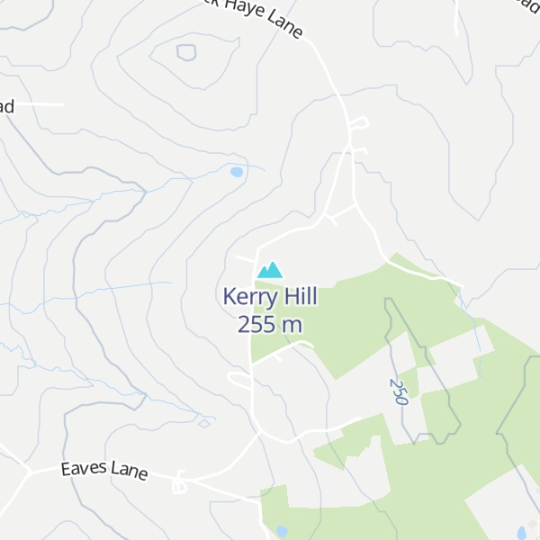 Map of Kerry Hill