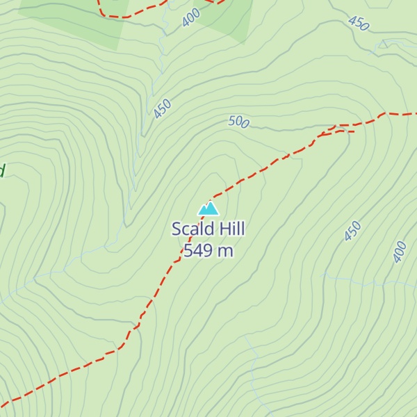 Map of Scald Hill