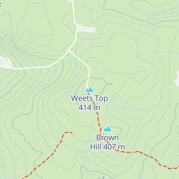 Map of Weets Top