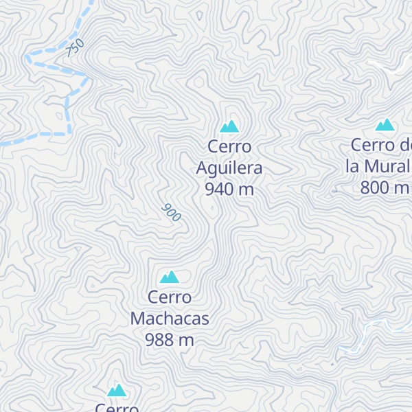 Map of Cerro Demetrio