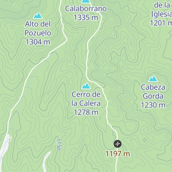 Map of Cerro de la Calera