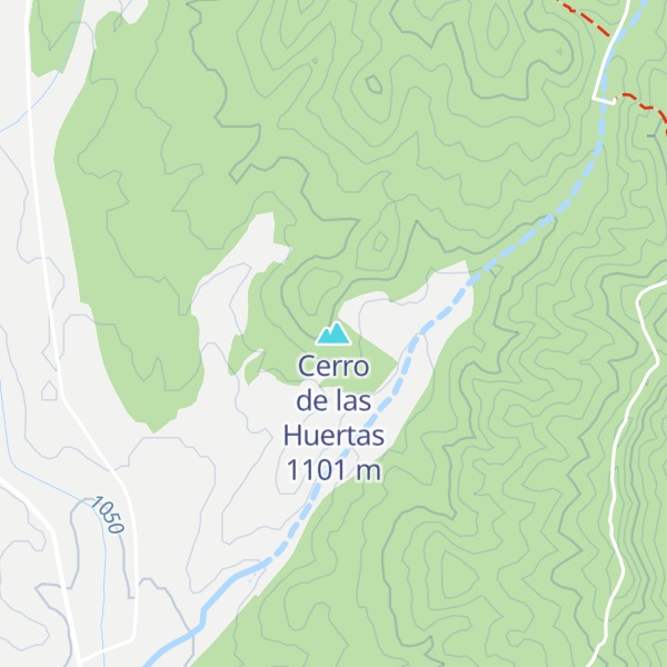 Map of Cerro de las Huertas