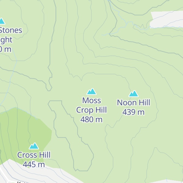 Map of Moss Crop Hill