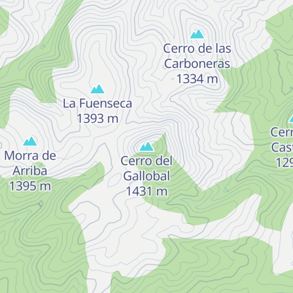 Map of Cerro del Gallobal