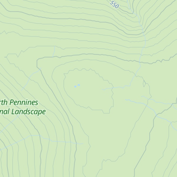 Map of Westernhope Moor