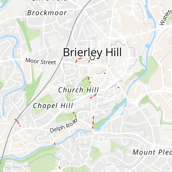 Map of Brierley Hill