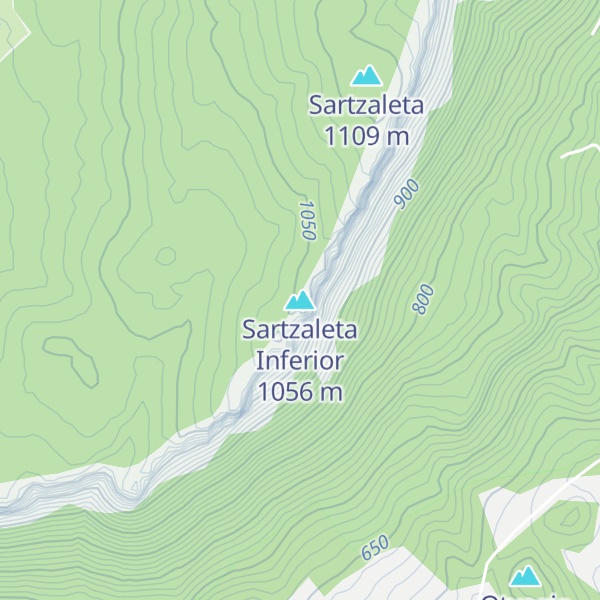 Map of Sartzaleta Inferior