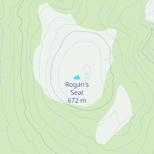 Map of Rogan's Seat