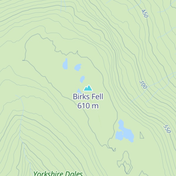 Map of Birks Fell