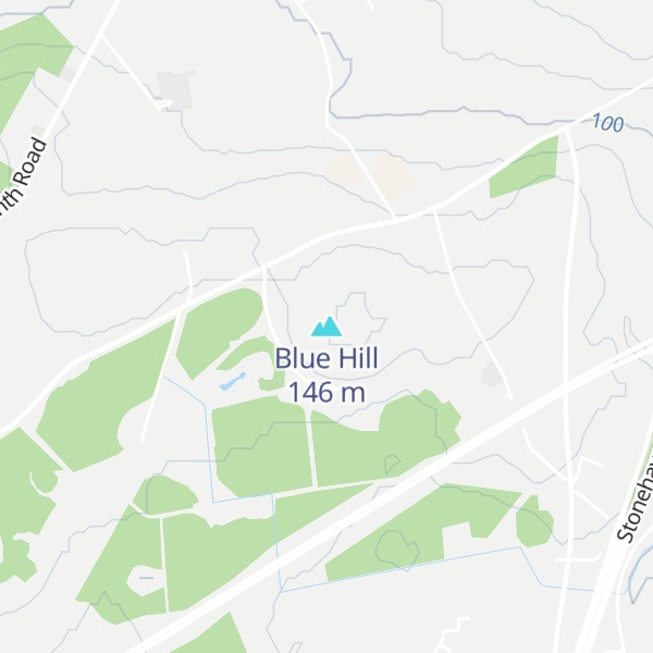 Map of Blue Hill