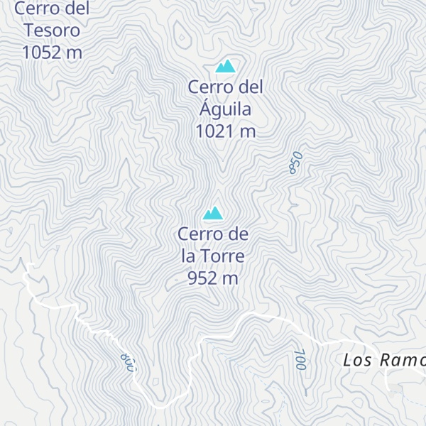 Map of Cerro de la Torre