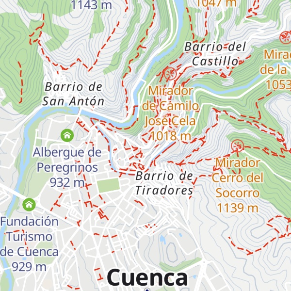 Map of Refugio Guerra Civil