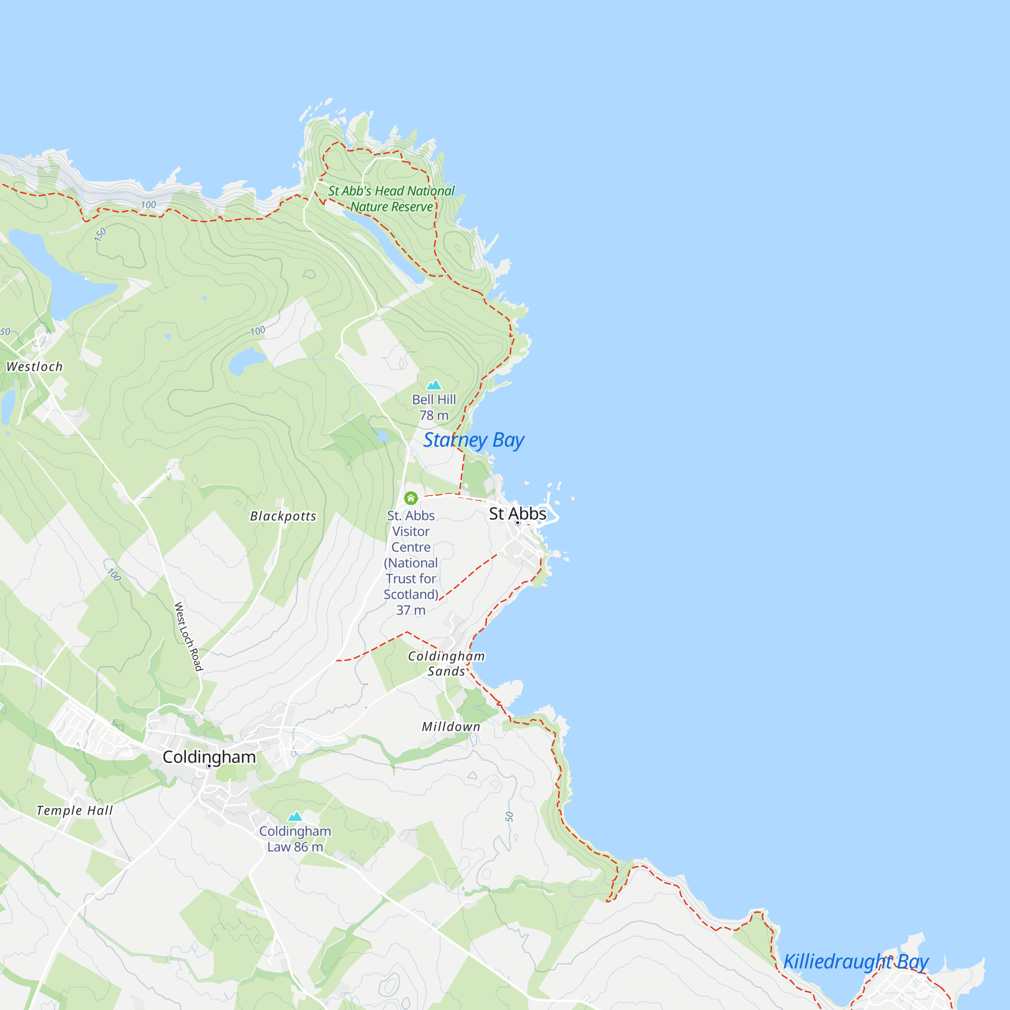 St Abb's Head Visitor Centre map