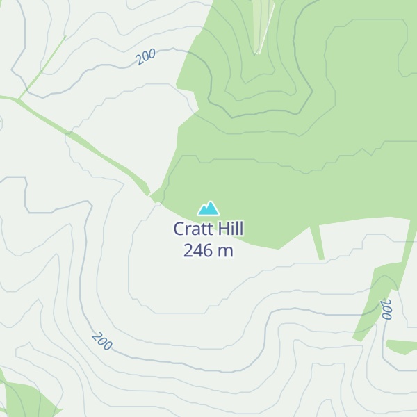 Map of Cratt Hill