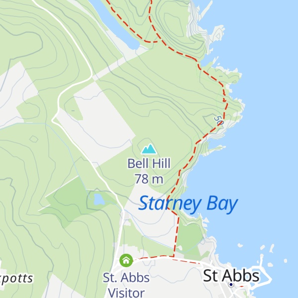 Map of Bell Hill