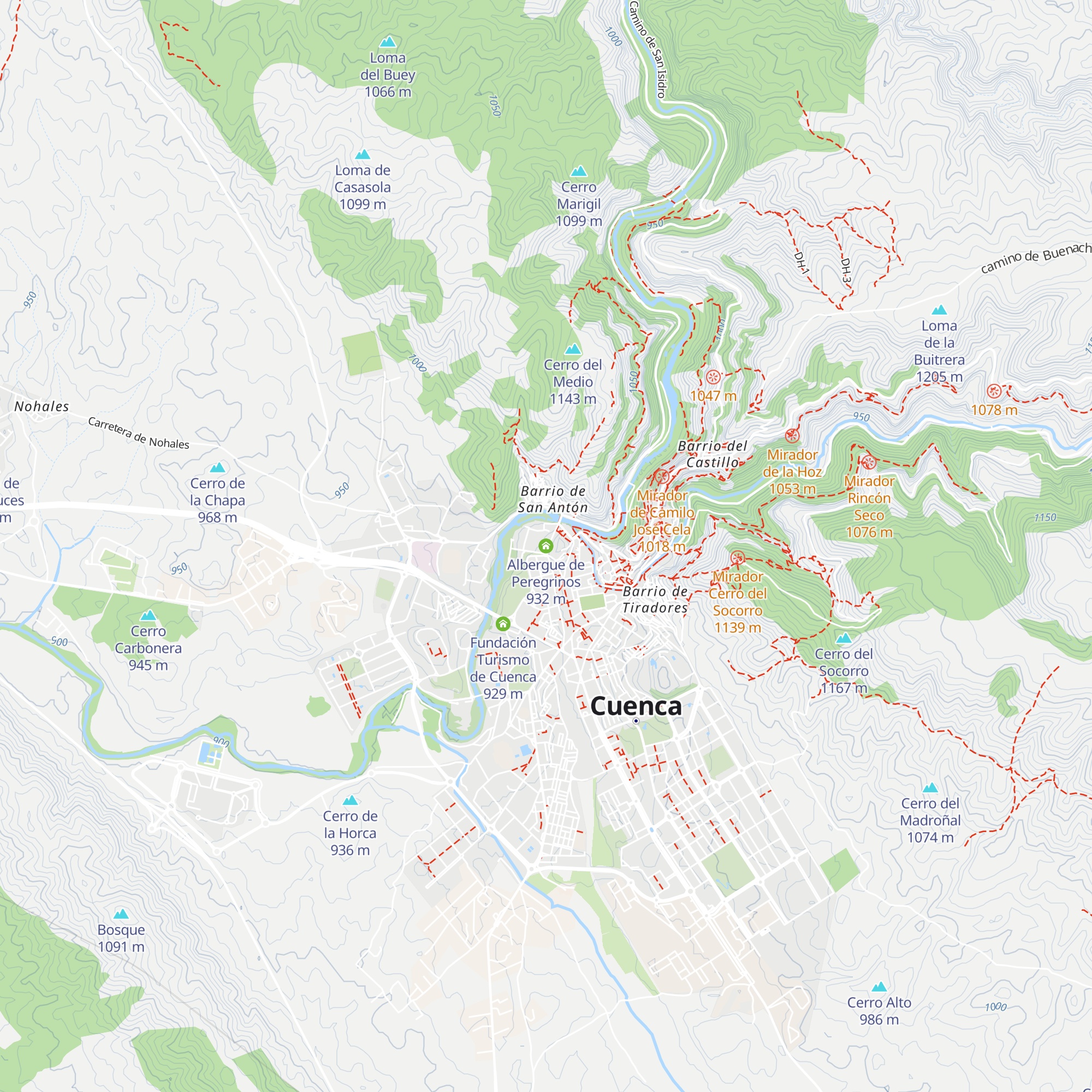 Albergue de Peregrinos map