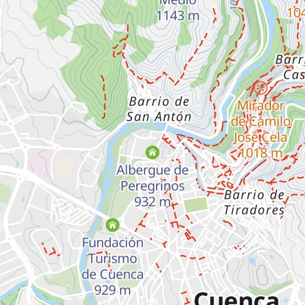 Map of Albergue de Peregrinos
