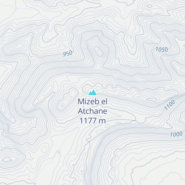 Map of Mizeb el Atchane