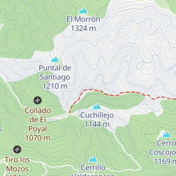 Map of Puntal de las Moscas