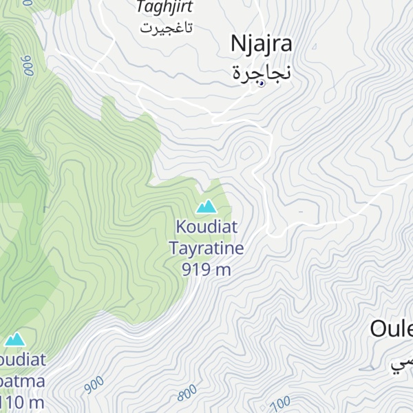 Map of Koudiat Tayratine