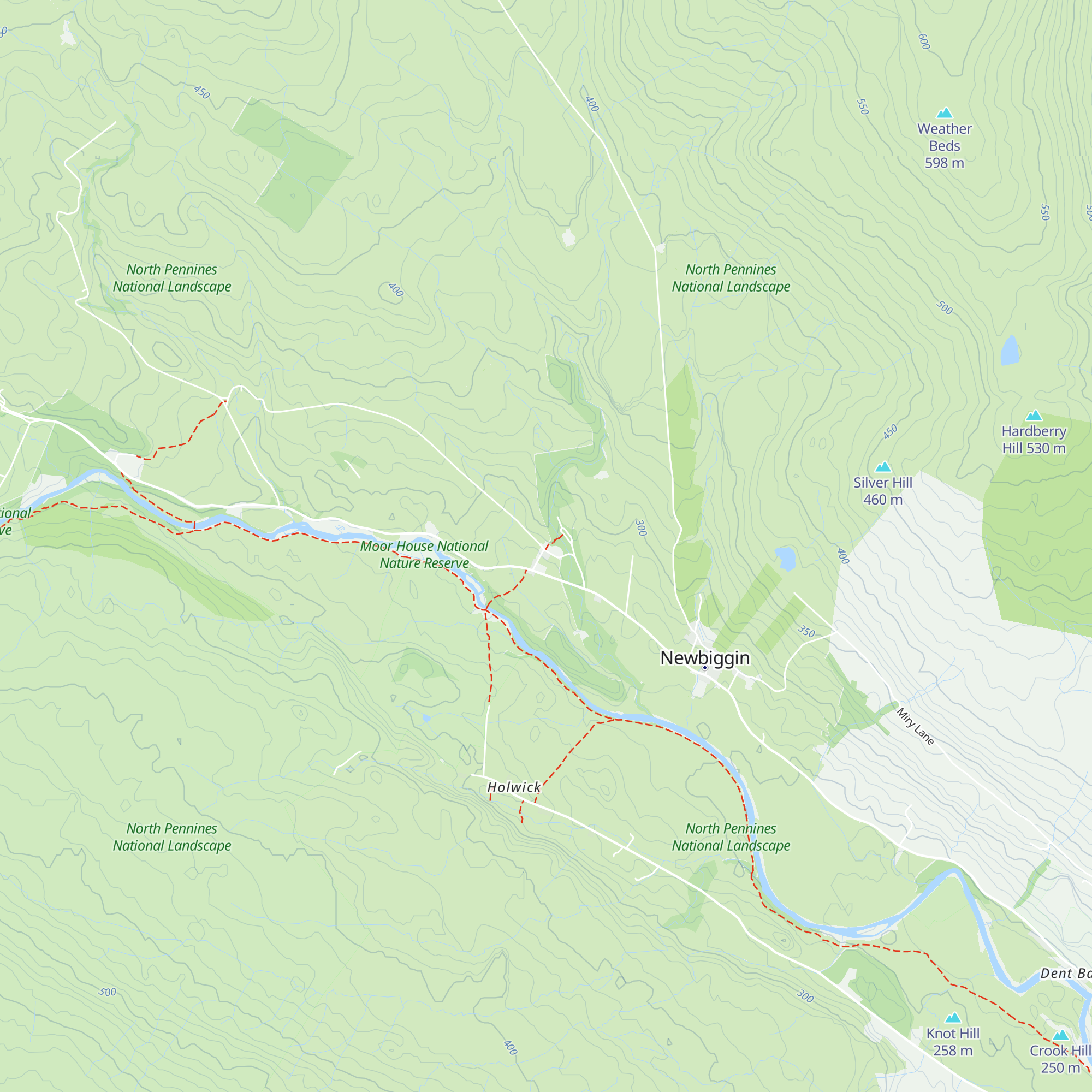 Bowlees Visitor Centre map