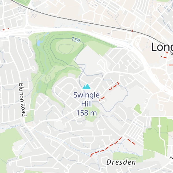Map of Swingle Hill