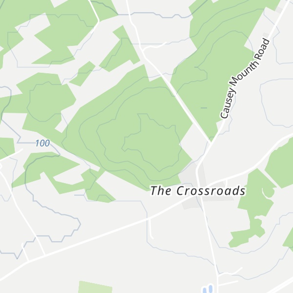 Map of Cran Hill