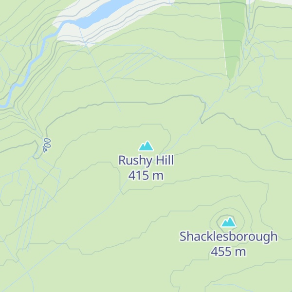 Map of Rushy Hill