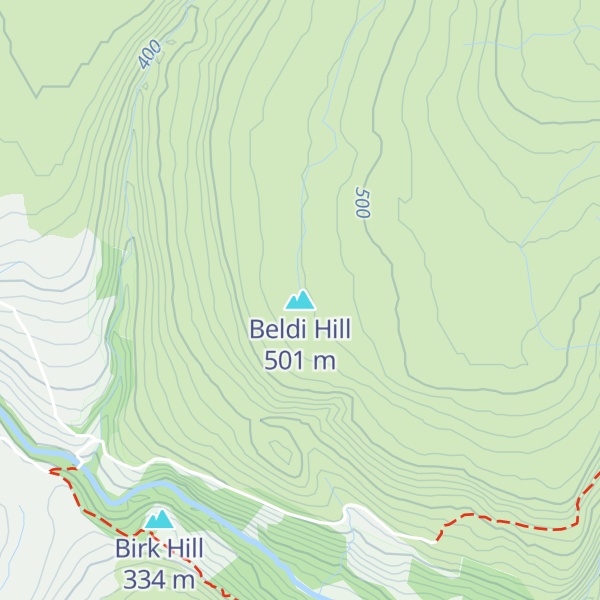 Map of Beldi Hill