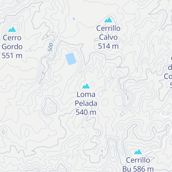 Map of Loma Pelada