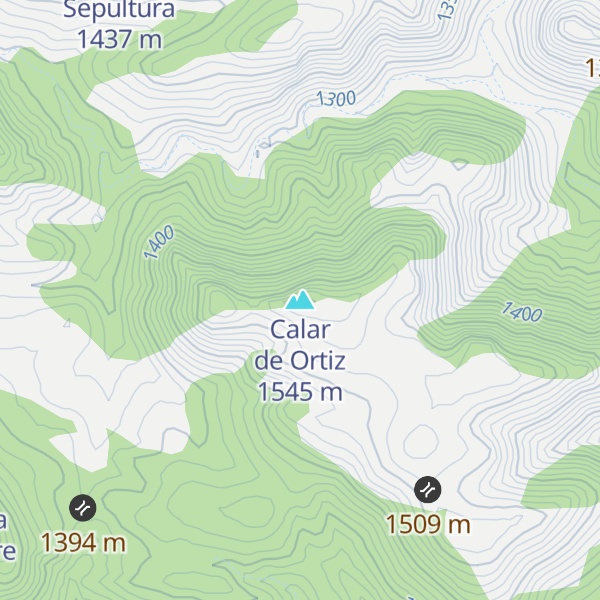 Map of Calar de Ortiz