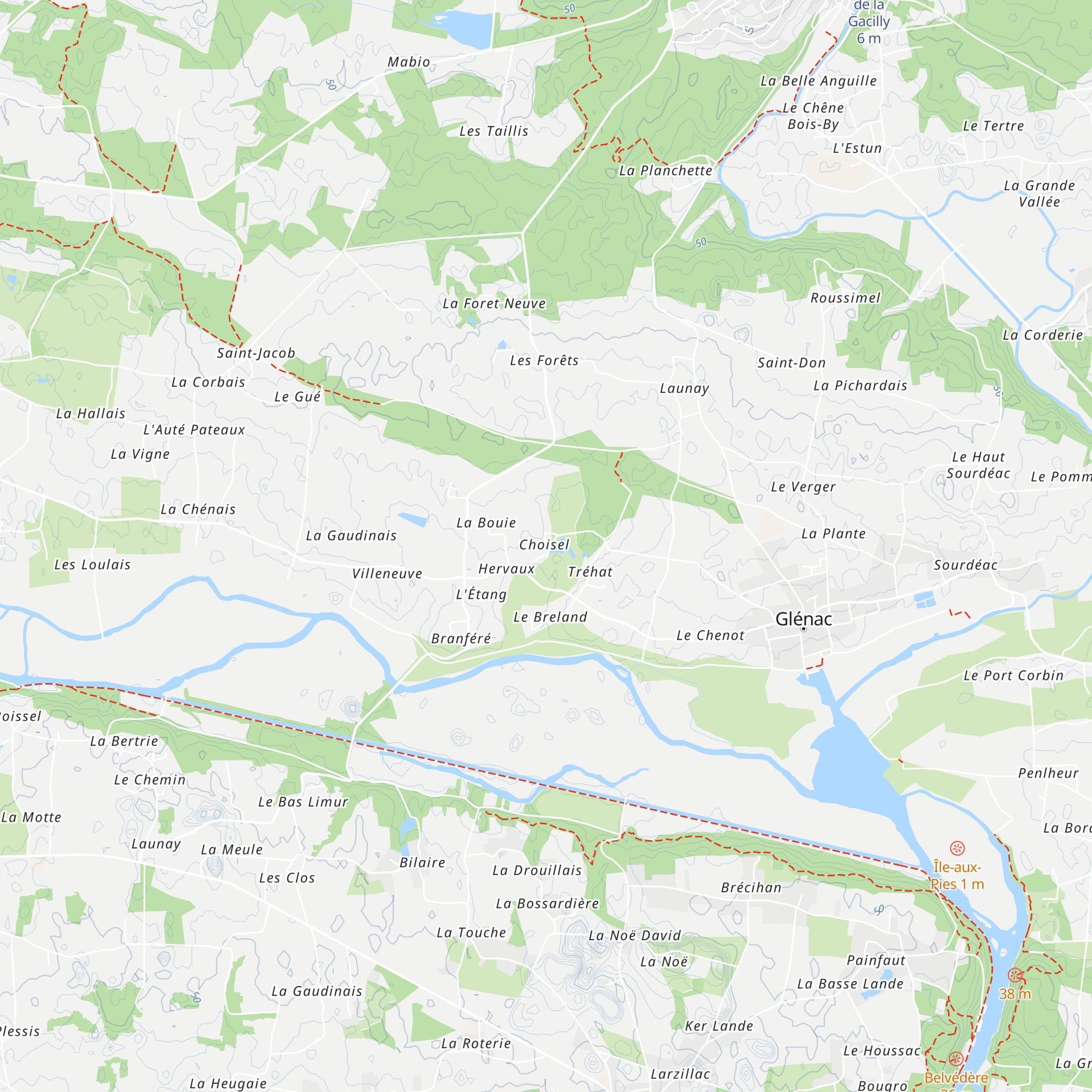Gîte La Gantière map