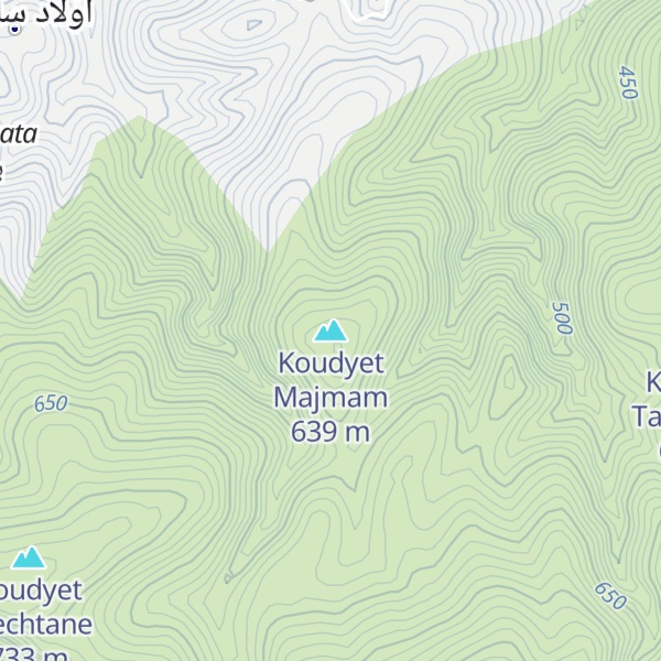 Map of Koudyet Majmam