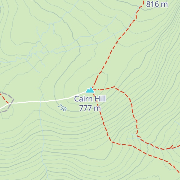 Map of Cairn Hill