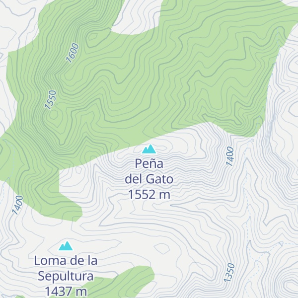 Map of Peña del Gato