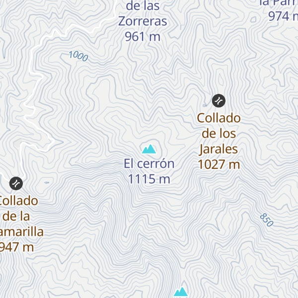Map of El cerrón