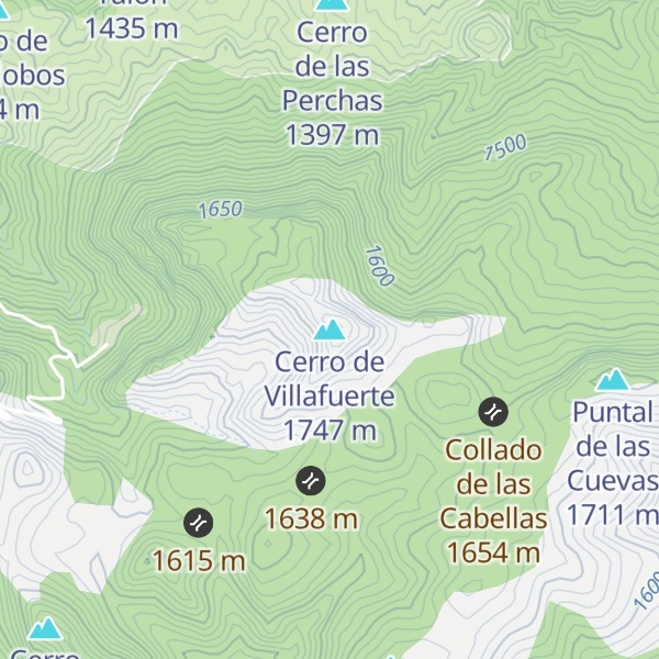 Map of Cerro de Villafuerte