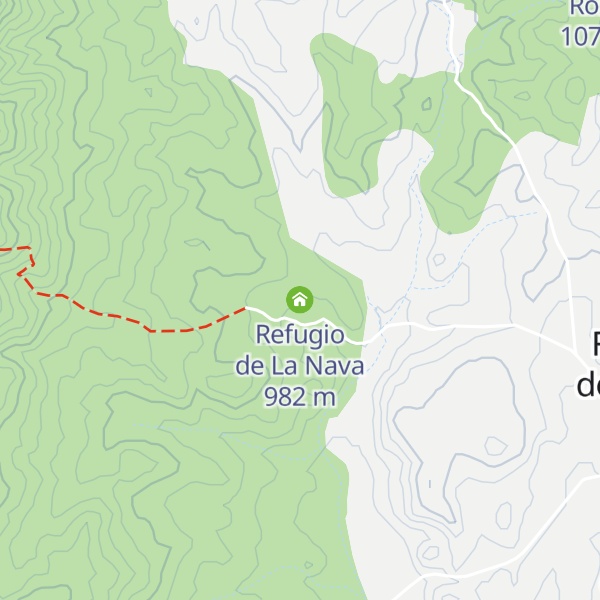 Map of Refugio de La Nava