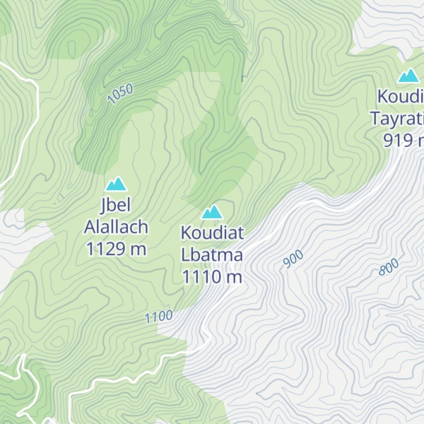 Map of Koudiat Lbatma