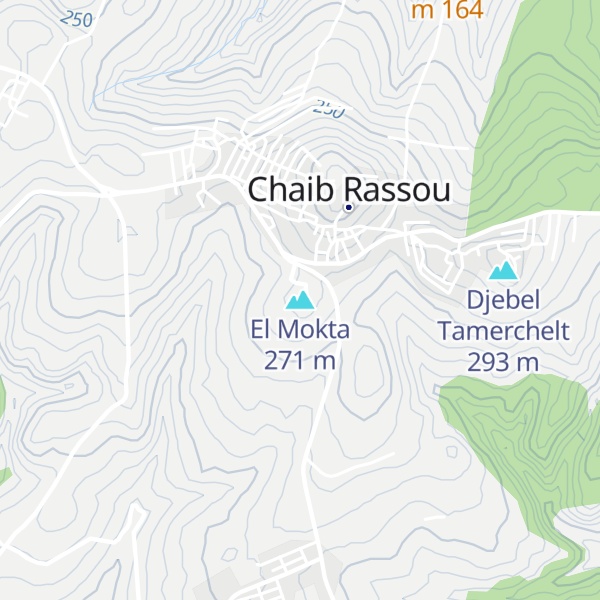 Map of El Mokta