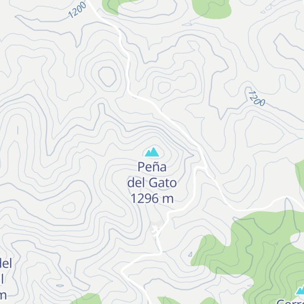 Map of Peña del Gato