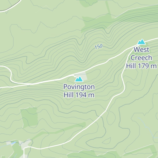 Map of Povington Hill