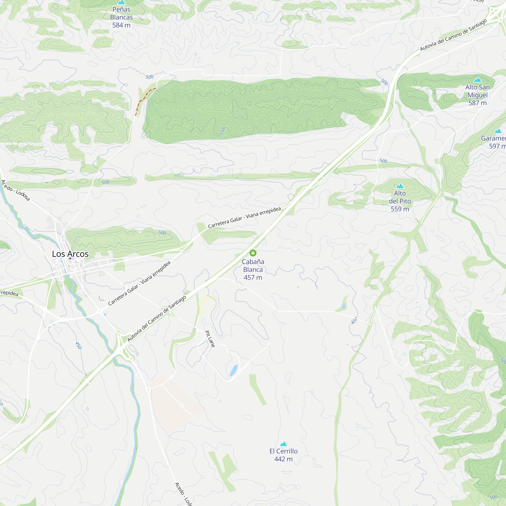 Cabaña Blanca map