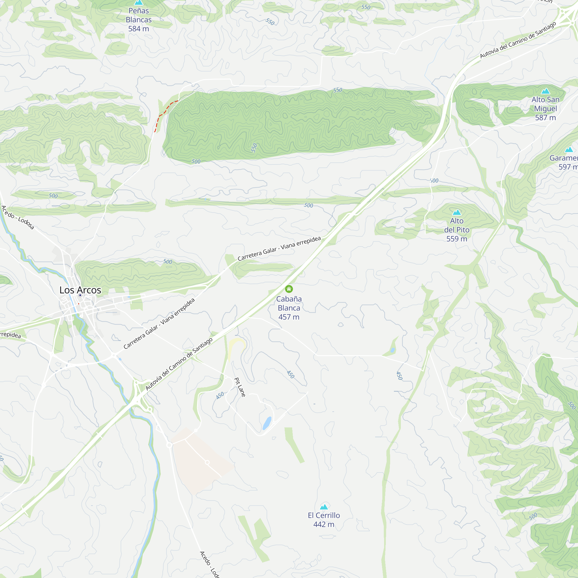 Cabaña Blanca map